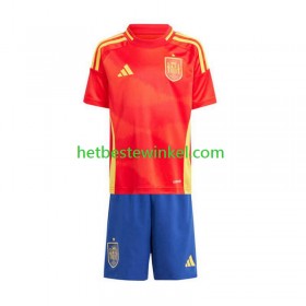 Spanje Voetbalshirts Kind Thuis EK 2024